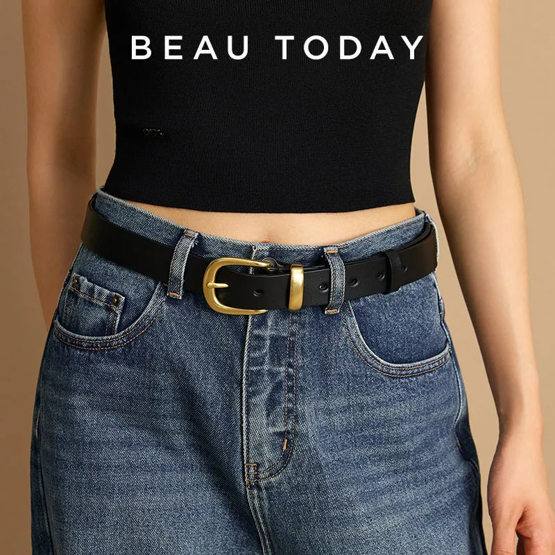 "Cintura Ovale" – Cow Leather Belt By Enzo Bellari®