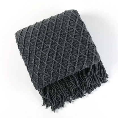 "Cielo Stellato" – Nordic Knit Sofa Blanket By Enzo Bellari®