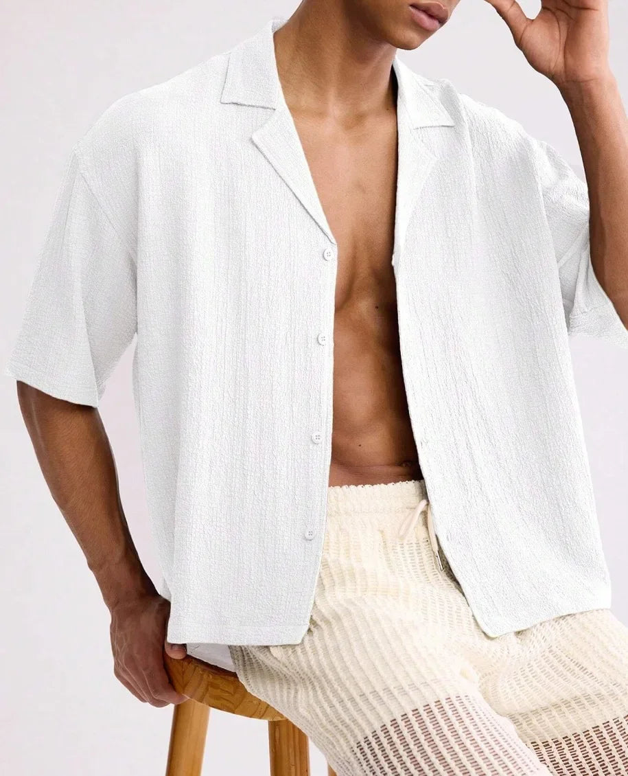 "Collo Morbido" – Loose Collar Shirt By Enzo Bellari®