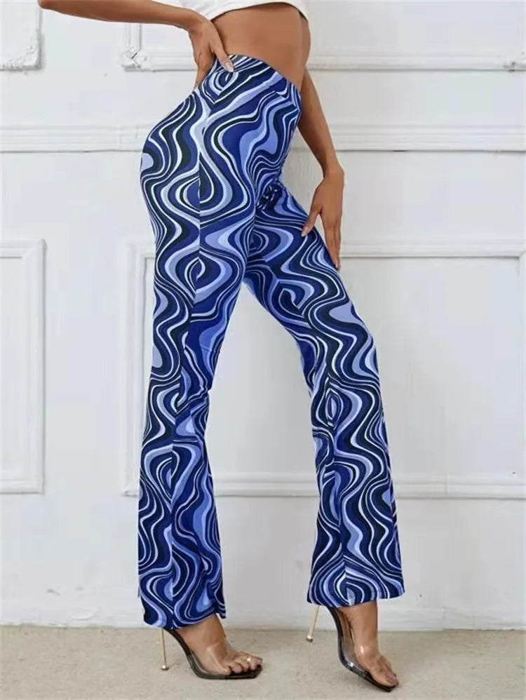 "Luce di Mare" – High Waist Flared Pants By Enzo Bellari®