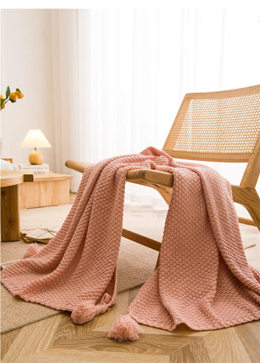 "Vento Lieve" – Chunky Knit Throw Blanket By Enzo Bellari®