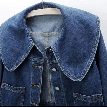 "Colletto Bambola" – Retro Denim Jacket By Enzo Bellari®