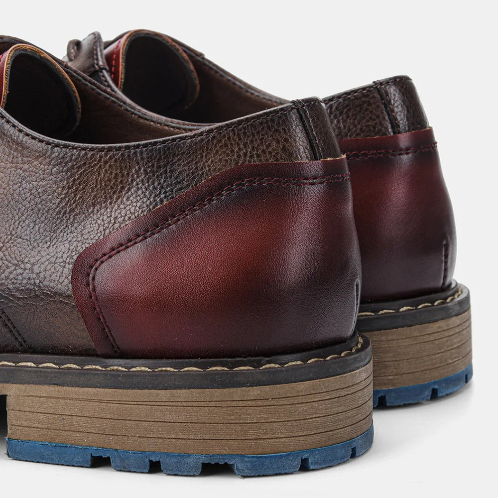 "Epoca Dorata" – Brogue Leather Oxfords By Enzo Bellari®