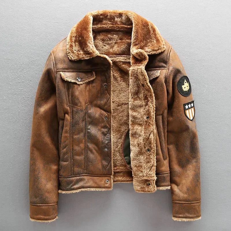 "Bello Sogno" – Winter Military Bomber Jacket By Enzo Bellari®