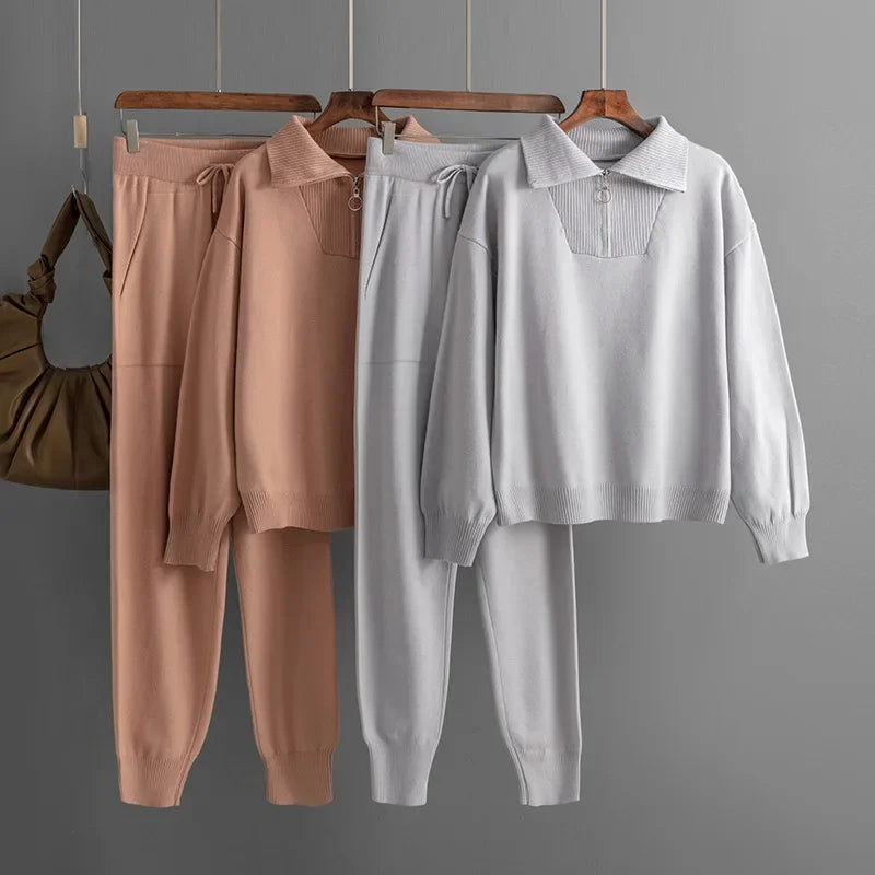 "Cielo Stellato" – Knit Sweater & Jogger Set By Enzo Bellari®