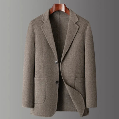 "Oro di Mare" – Double-Faced Woolen Business Jacket By Enzo Bellari®