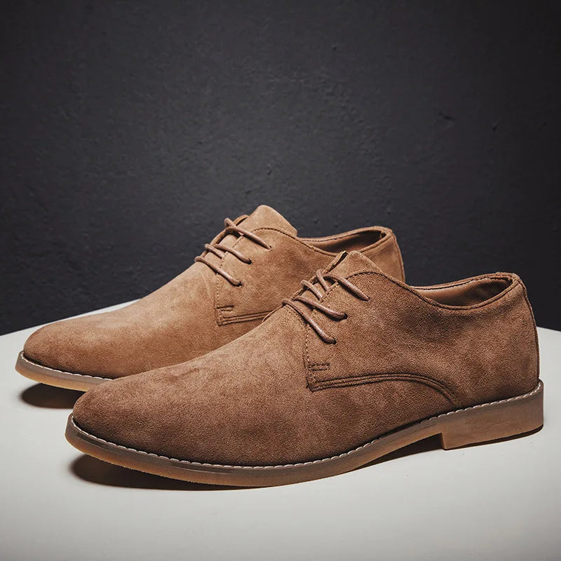 "Fior di Vento" – Suede Oxford Dress Shoes By Enzo Bellari®