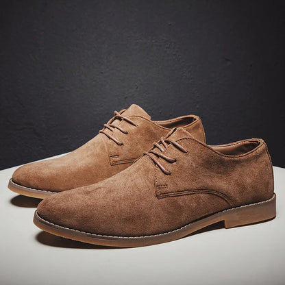 "Fior di Vento" – Suede Oxford Dress Shoes By Enzo Bellari®