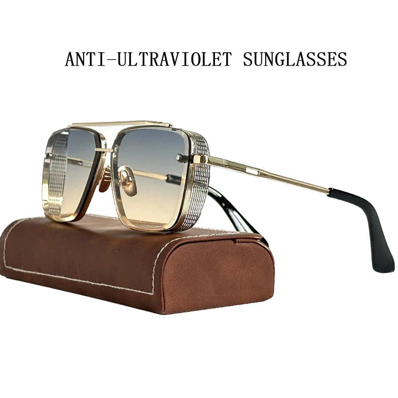 "Luce di Mare" – Steampunk Square Sunglasses By Enzo Bellari®