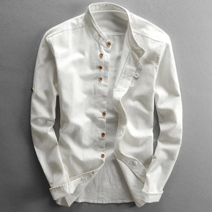 "Onda di Seta" – Japan Style Linen Shirt By Enzo Bellari®