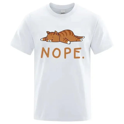 "Gatto Ribelle" – NOPE Cat T-shirt By Enzo Bellari®