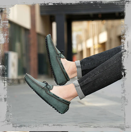 "Fiori d’Autunno" – Genuine Leather Loafers By Enzo Bellari®