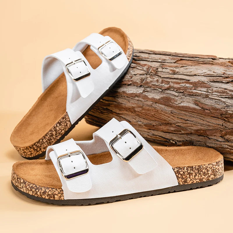 "Luna Dorata" – Unisex Cork Slippers By Enzo Bellari®