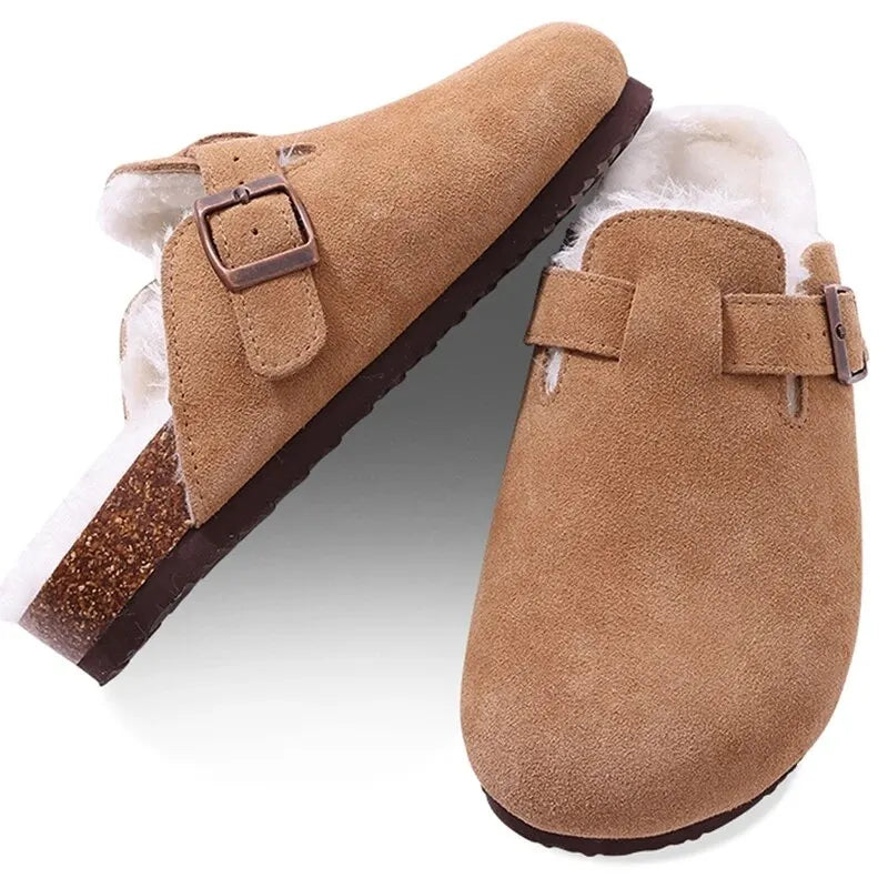 "Luna Dorata" – Fur Boston Clogs By Enzo Bellari®