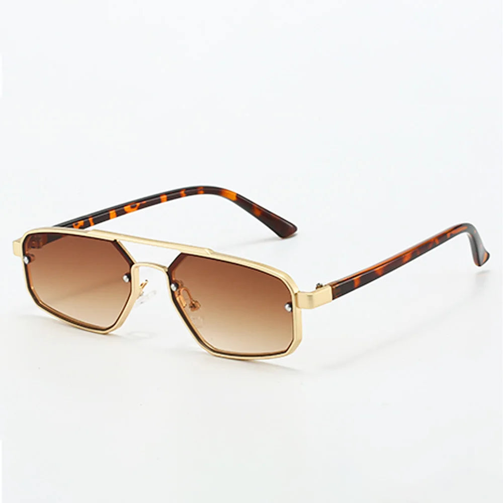 "Vista Retrò" – Vintage Rectangle Sunglasses By Enzo Bellari®