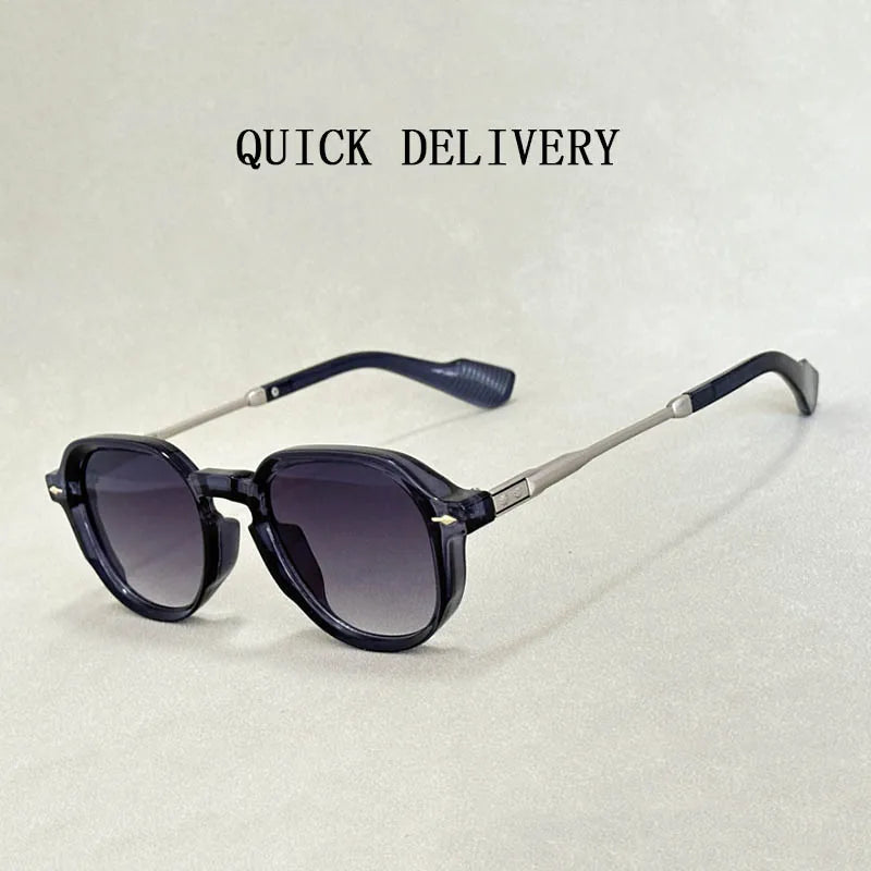 "Luce di Mare" – Vintage Oval Sunglasses By Enzo Bellari®