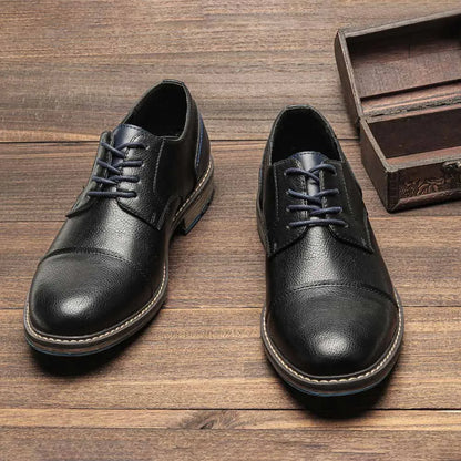 "Epoca Dorata" – Brogue Leather Oxfords By Enzo Bellari®