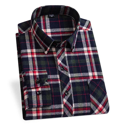 "Quadro Morbido" – Flannel Plaid Shirt By Enzo Bellari®