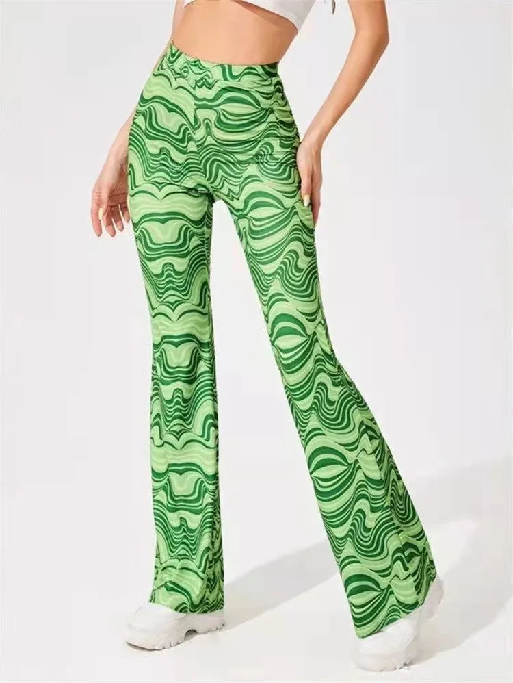 "Luce di Mare" – High Waist Flared Pants By Enzo Bellari®