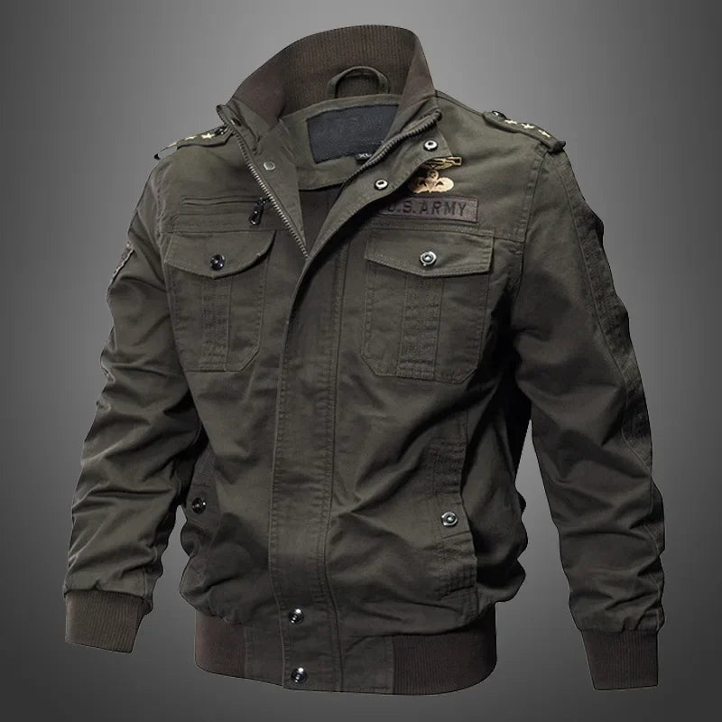 "Moto Scuro" – Tactical Denim Jacket By Enzo Bellari®