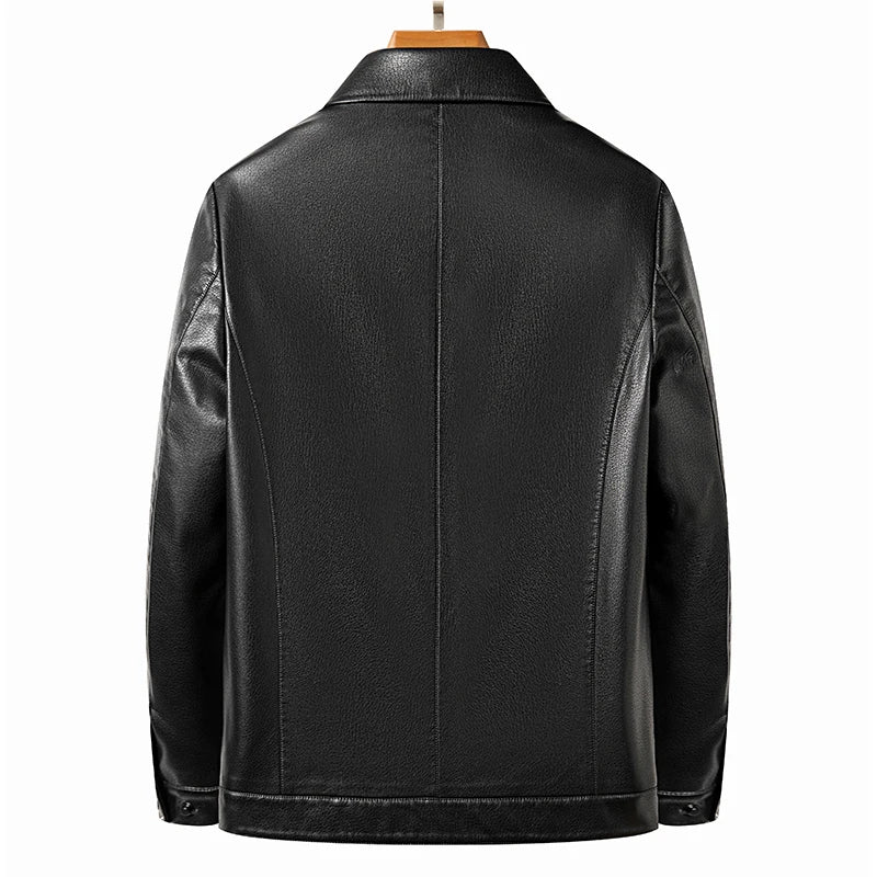 "Aria di Marzo" – Leather Polo Jacket By Enzo Bellari®