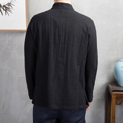 "Taglio Cinese" – Cotton Linen Shirt By Enzo Bellari®