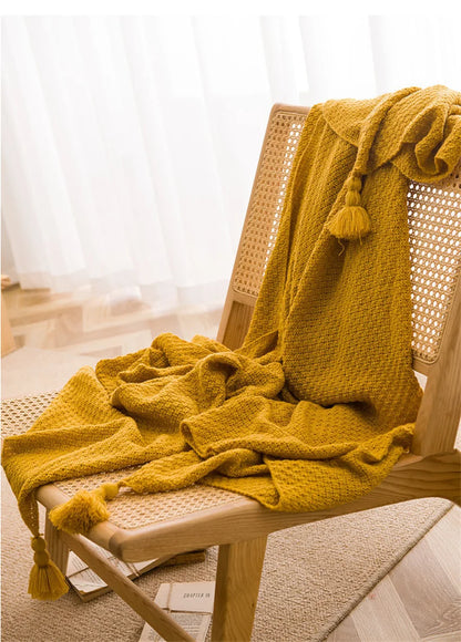 "Vento Lieve" – Chunky Knit Throw Blanket By Enzo Bellari®