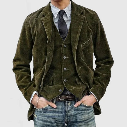 "Cordone Libero" – Corduroy Casual Jacket By Enzo Bellari®