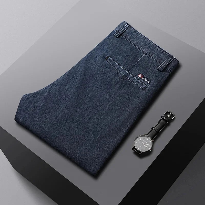 "Denim Estivo" – High-Waist Denim Trousers By Enzo Bellari®