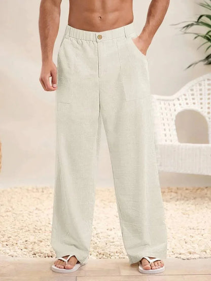 "Tessuto Libero" – Loose Linen Pants By Enzo Bellari®