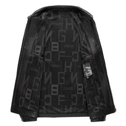 "Aria di Marzo" – Leather Polo Jacket By Enzo Bellari®