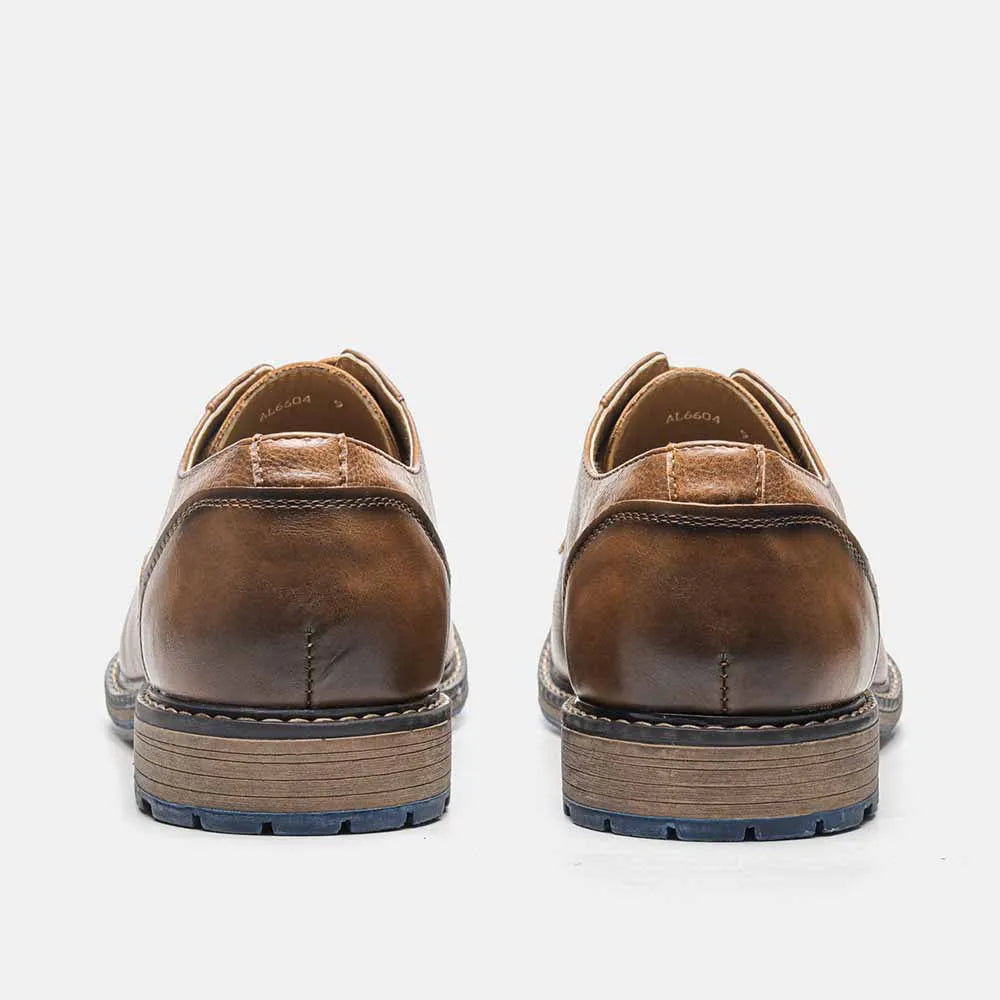 "Epoca Dorata" – Brogue Leather Oxfords By Enzo Bellari®