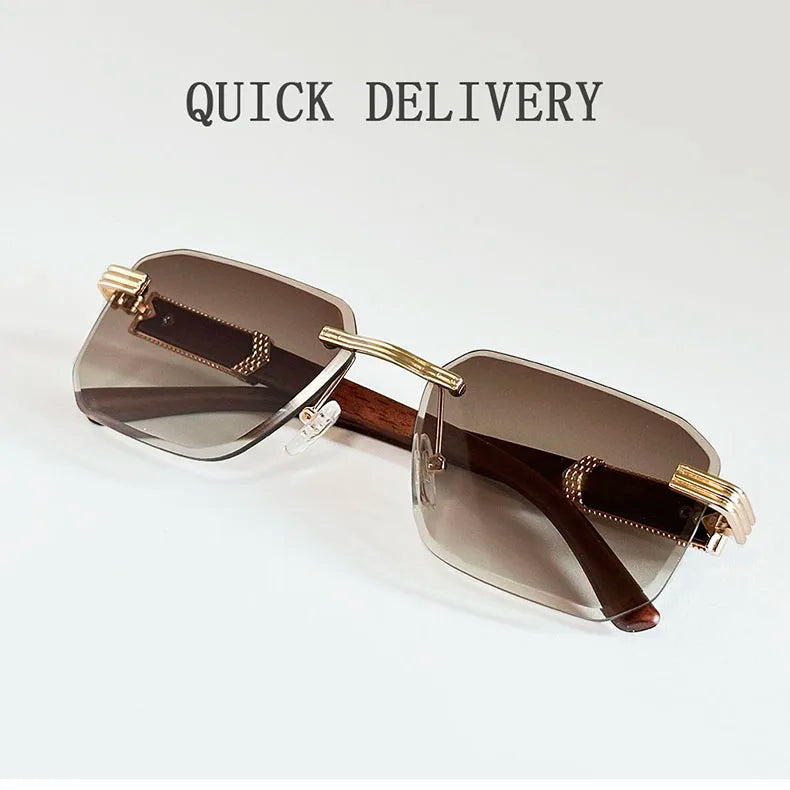 "Occhio Legnoso" – Wooden Square Sunglasses By Enzo Bellari®