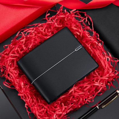 "Luce di Mare" – Slim Bifold Leather Wallet By Enzo Bellari®