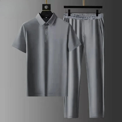 "Oro di Mare" – Solid Color Sports Suit Set By Enzo Bellari®