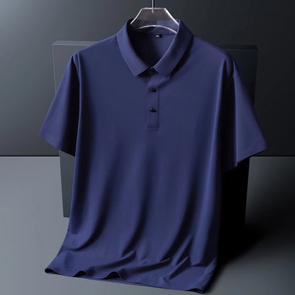 "Gelo Liscio" – Ice Silk Polo Shirt By Enzo Bellari®