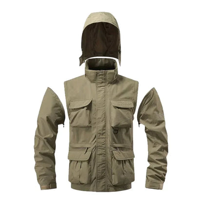 "Bello Sogno" – Casual Waterproof Cargo Jacket By Enzo Bellari®