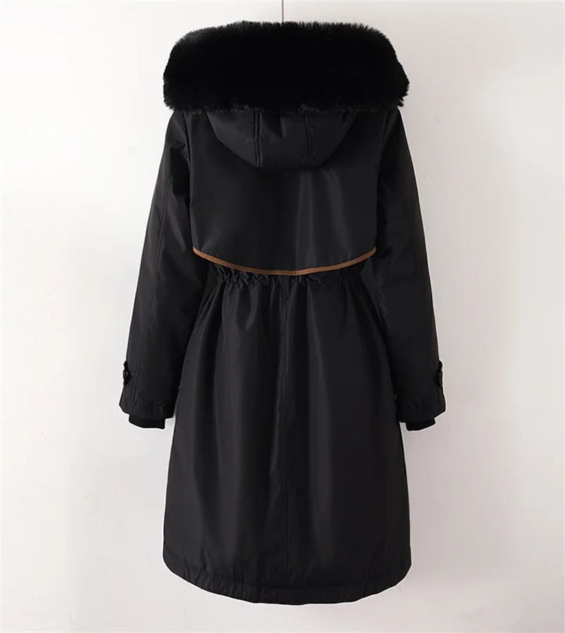 "Neve Elegante" – Fur Hooded Parka By Enzo Bellari®