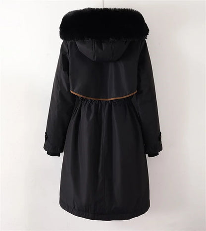 "Neve Elegante" – Fur Hooded Parka By Enzo Bellari®