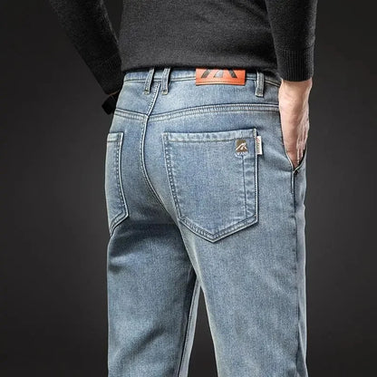 "Linea Invernale" – Fleece Straight Jeans By Enzo Bellari®