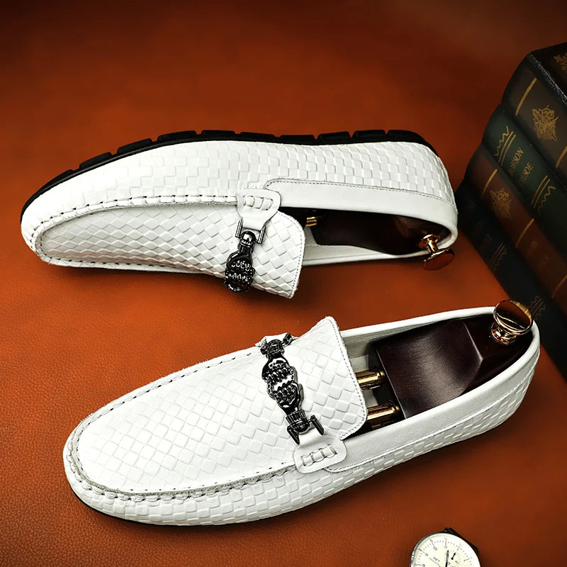 "Sole di Capri" – Genuine Leather Moccasin Loafers By Enzo Bellari®