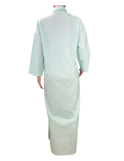 "Sole Calmo" – Cotton Linen Shirt Dress By Enzo Bellari®