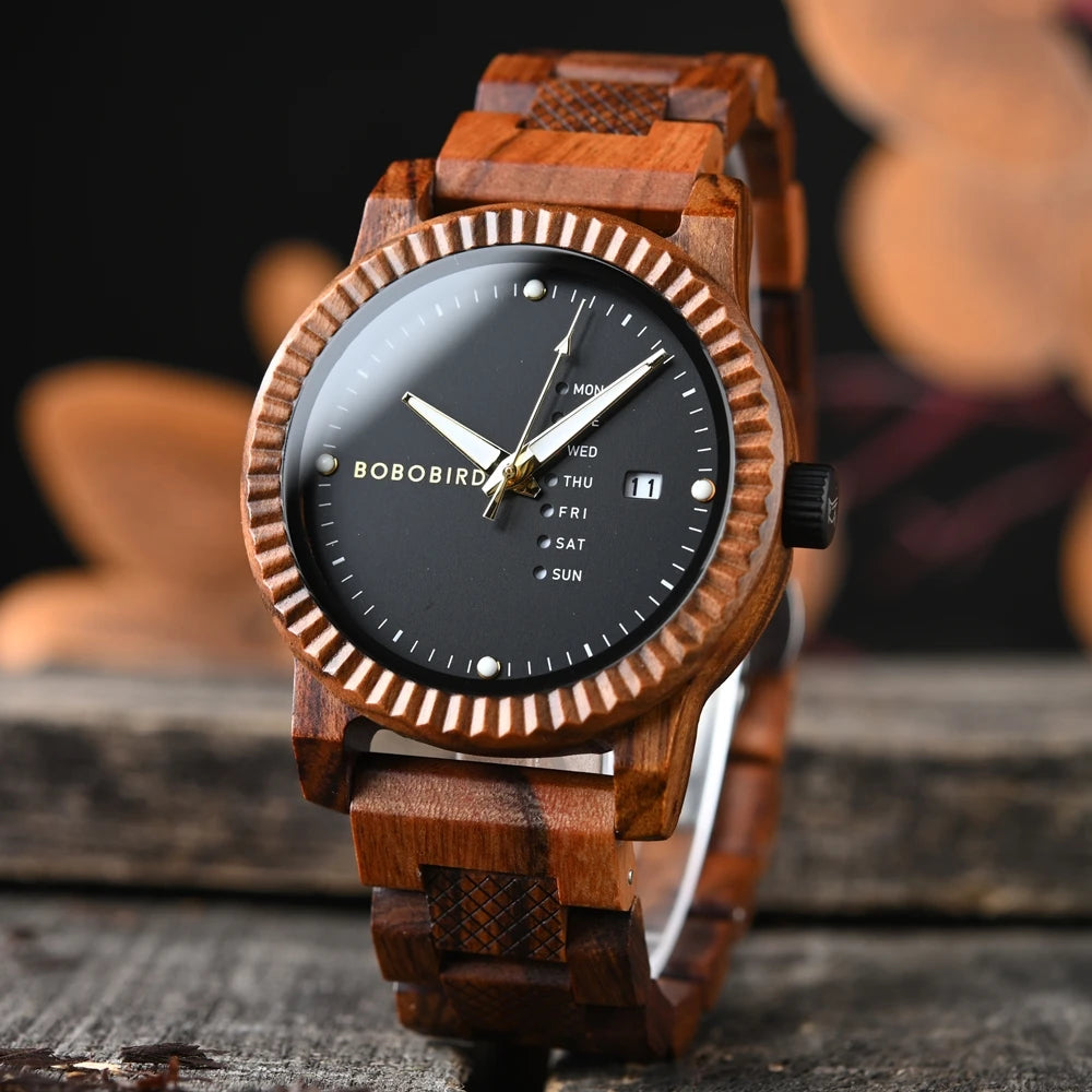 "Il Legno" – Wood Quartz Watch By Enzo Bellari®