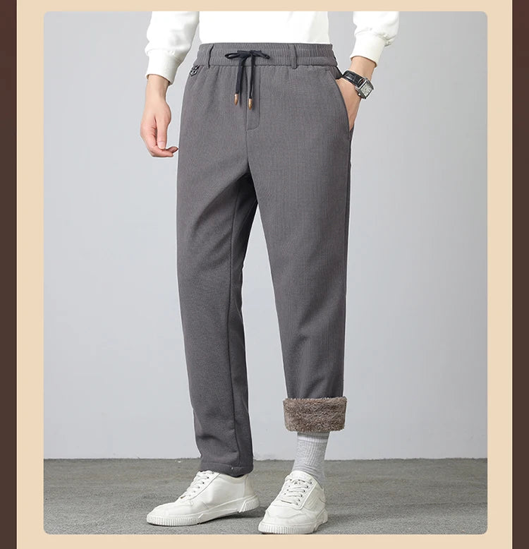 "Corte Morbida" – Corduroy Fleece Pants By Enzo Bellari®