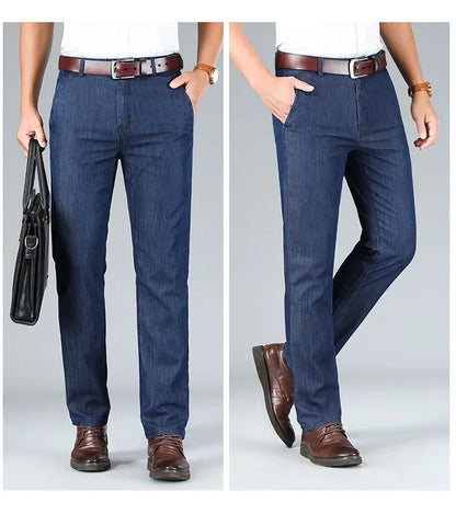 "Denim Estivo" – High-Waist Denim Trousers By Enzo Bellari®