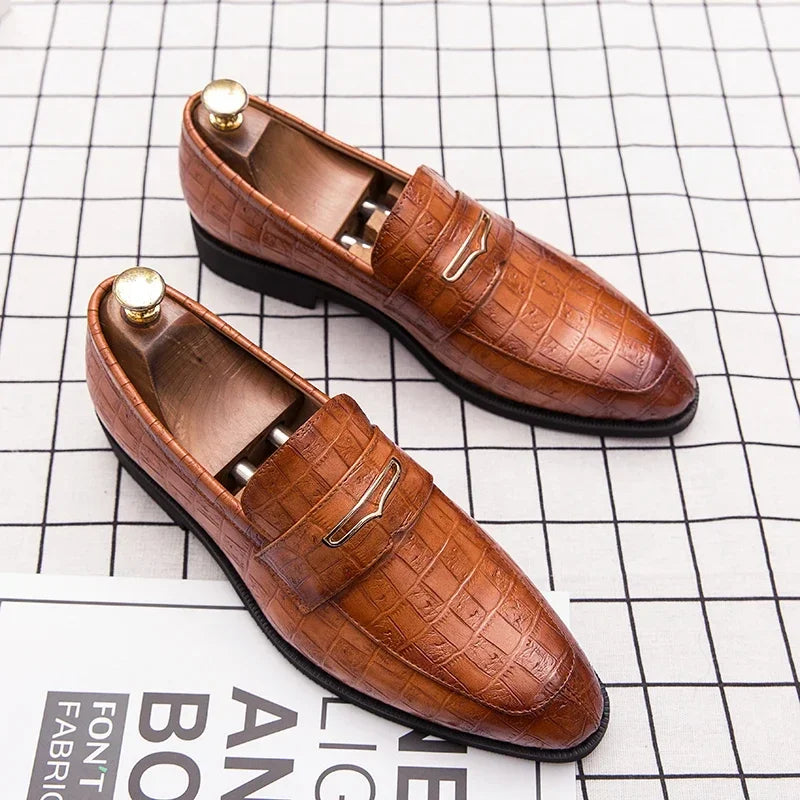 "Luna Dorata" – High-Quality Leather Loafers By Enzo Bellari®