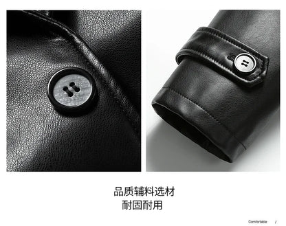 "Vento Slim" – PU Leather Jacket By Enzo Bellari®