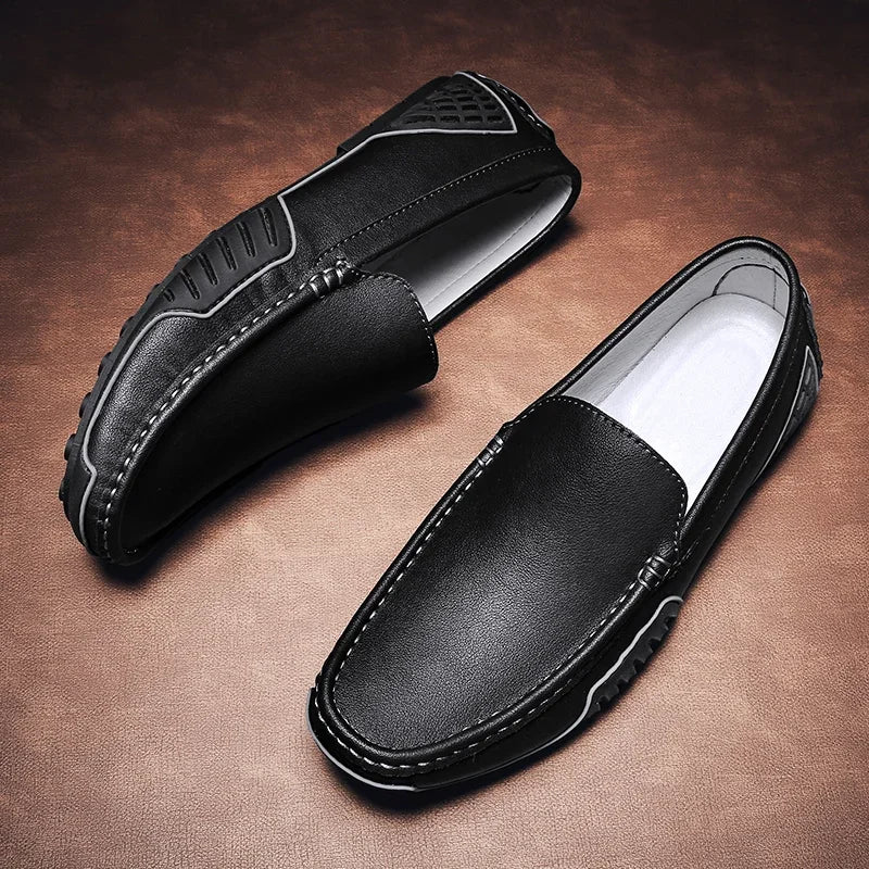 "Cammino Semplice" – Casual Leather Loafers By Enzo Bellari®