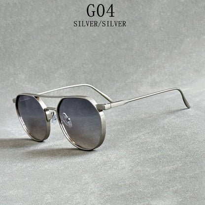 "Luna Dorata" – Oval Steampunk Sunglasses By Enzo Bellari®