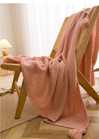 "Vento Lieve" – Chunky Knit Throw Blanket By Enzo Bellari®